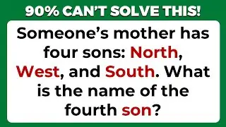 90% Cannot Solve These 10 Tricky Riddles | Riddles Quiz With Answers #63