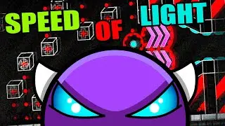 Кровавый но лёгкий демон ! Speed of Light . Geometry Dash [8]