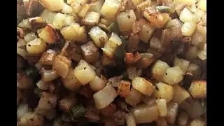 Easy Home Fried Potatoes | How to make Country Fried Potatoes | How to make hash browns