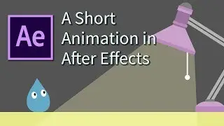 A Water Drop | Short Motion Graphics Animation in After Effects