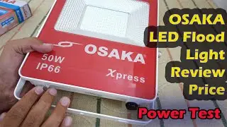 Floodlight | Osaka LED flood light Review | Outdoor Water Proof LED lightning | Urdu Hindi