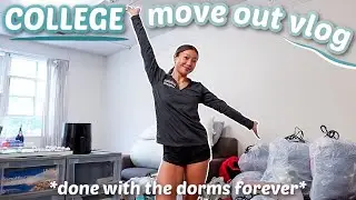 MOVE OUT OF BROWN UNIVERSITY WITH ME for the LAST time - junior year move-out vlog