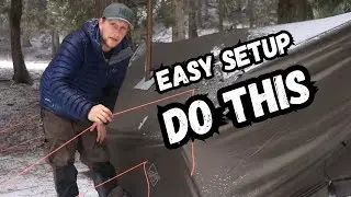 How To Setup Onewind Penumbra Hammock Hot Tent Step by Step