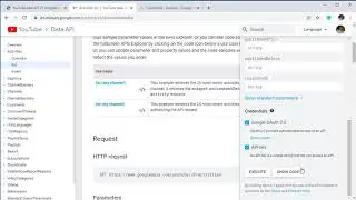 YouTube data API V3 integration in PHP and MySql part1