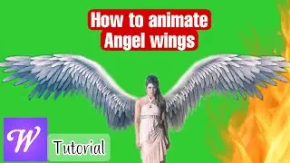 How to animate angel wings tutorial on green screen