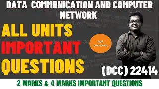 DCC 22414 Important Questions | All Units 2 Marks & 4 Marks Quetions | SYCO 4th Sem | DCC backlog