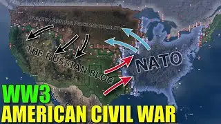 2020 American Civil War and WW3 - HOI4 Timelapse