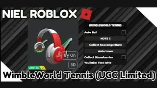 (UGC Limited) WimbleWorld Tennis Script | Roblox