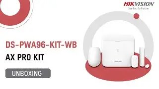 Hikvision AX Pro Kit DS- PWA96-KIT-WB Wireless Alarm System