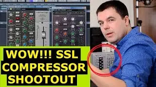 SSL Compressor Shootout - UAD vs Waves vs Softube for Punchy Drums (2018)