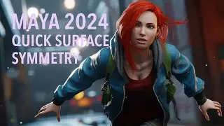 Maya 2024 - Remake Your Characters & Models Symmetrical