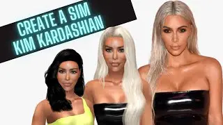 Sims 4| CAS - Kim Kardashian + CC Folder + Sim Download