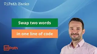 Swap two characters or words in a string | UiPath Shorts