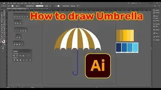 How to drawing Umbrella In Illustrator CC 2021