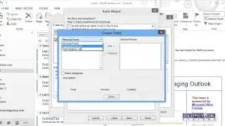 Use rules to move Exchange mail to a pst file