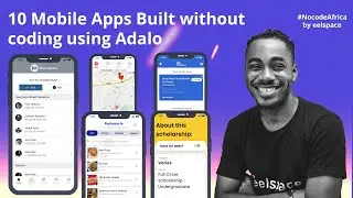 10 Mobile Apps Built without coding using Adalo