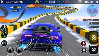 Crazy Ramp Car Stunts - Mega Ramp Police Car Racing - Android Gameplay