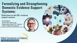 Reflections on the UK’s evidence support systems – David Halpern