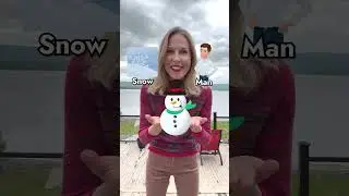 ❄️ + 🙍‍♂️ =  ☃️| Compound NOUNS in English 