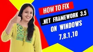 How to Fix  Net Framework 3.5  install Error 0x800f96 / 0x800f01f on Windows 8 | 8.1 | 10 Hindi/URDU