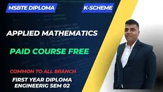 Applied Mathematics 2nd Semester Diploma Syllabus/MSBTE Diploma K-scheme.