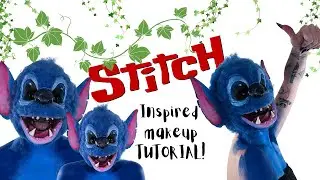 CURSED "STITCH" Inspired Horror makeup Tutorial!