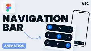 Navigation Bar Animation in Figma | Prototyping Tutorial