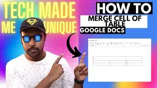 How to merge cell of table in google docs| how to merge table in google docs