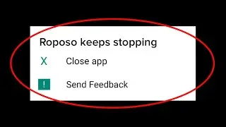 How To Fix Roposo Keeps Stopping Error Android & Ios - Roposo App Not Open Problem Android Ios