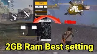 2GB Ram best setting⚙️ |headshot - Garena Free Fire