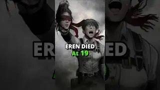 Age at each Titan Shifter Died in Aot 