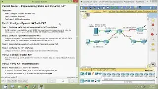 9.2.3.6 Packet Tracer - Implementing Static and Dynamic NAT