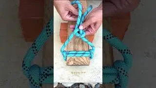 Knots Rope Trick DIY at Home, Home hacks ideas, #knotrope #shoelace #shorts #viral #diy #satisfying