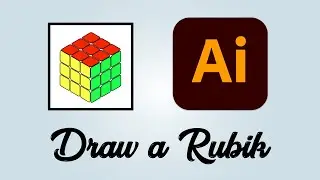 How to draw a rubik in Adobe Illustrator