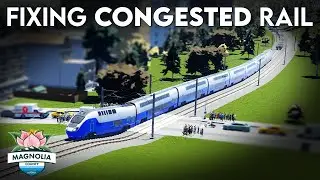 Fixing Congested Rail with Custom Train Stations in Cities Skylines 2! | MC #20