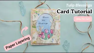 Beatrix Potter Inspired Greeting Card | Paper Layering and Stamping