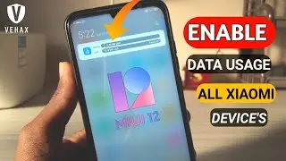 Enable Data Usage in MIUI 12 || how to show data usage in notification baar in Xiaomi Phone