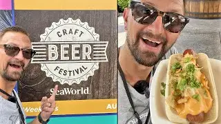 Trying Food At Seaworld's Beer Fest Opening Day! | New Foods, Halloween Updates & Coaster Progress!