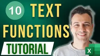 Become an Excel Pro: Mastering the Top 10 Text Functions