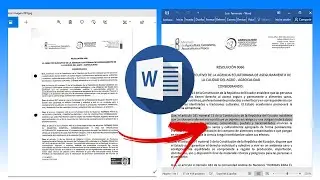 Como editar una imagen con texto o un documento escaneado con word