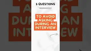 5 Interview Questions To Avoid #interview #interviewpreparation #interviewtips