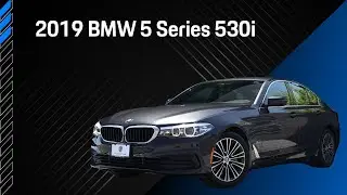 2019 BMW 5 Series 530i: Dark Graphite Metallic (Walk Around)