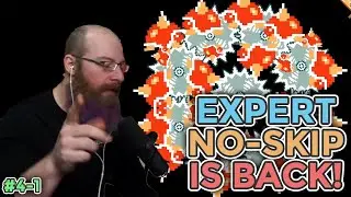 EXPERT NO SKIP IS BACK! | Super Mario Maker 2 - Expert No Skip Challenge For 1000 Clears [4-1]