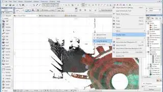 Point Cloud Objects in 2D Viewpoints in ARCHICAD