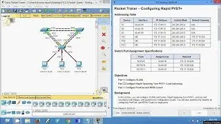 3.3.2.2 Packet Tracer - Configuring Rapid PVST