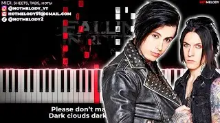 Falling In Reverse - Voices In My Head piano karaoke, lyrics