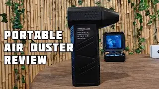 EUKI Compressed Air Duster Review 3-Gear Adjustable Jet Dry Blower for Keyboard, PC, Home Cleaning