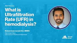 What is Ultrafiltration Rate UFR in hemodialysis?