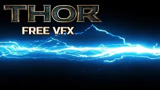 Thor ◈ Lightning Effect (Side)◈ FREE VFX Marvel inspired Visual Effects / Lightning Strike