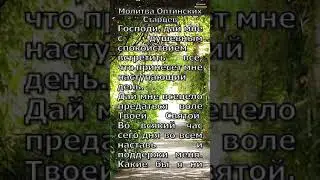 Молитва Оптинских Старцев на начало дня, слушай каждый день, сила молитвы, утренняя молитва #Shorts